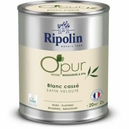 Ripolin 472823 Pintura O'PUR para Paredes, Carpintería y Radiadores - Blanco Roto, Terciopelo Satinado - 2 L Precio: 63.50000019. SKU: B12JWWFRBS