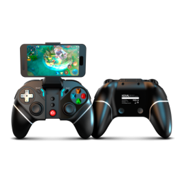 Krom Kexal Negro, Rojo, Blanco Bluetooth/Usb Gamepad Analógico/Digital Android, Nintendo Switch, Pc, Ios Krom Kexal Negro, Rojo, Blanco Bluetooth/Usb Gamepad Analógico/Digital Android, Nintendo Switch, Pc, Ios