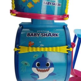 Bateria sencilla c/banqueta baby shark