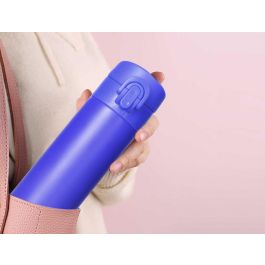 Termo Liderpapel Acero Inoxidable Con Doble Cobertura Y Sistema De Apertura Facil Con Boton 330 mL Termo Liderpapel Acero Inoxidable Con Doble Cobertura Y Sistema De Apertura Facil Con Boton 330 mL