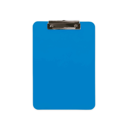 Q-connect Portanotas Plástico DIN A4 Celeste 2,5mm