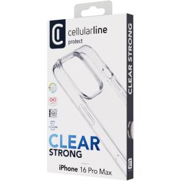 Cellularline Clear Strong Case para iPhone 16 Pro Max - Carcasa Transparente Antigolpes Resistente Precio: 36.49999969. SKU: B1J9FV8EPN