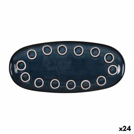 Fuente de Cocina La Mediterránea Almudena Azul Ovalado 29 x 13,5 x 2,4 cm (24 Unidades) Precio: 88.50000016. SKU: B1EC57HCX6