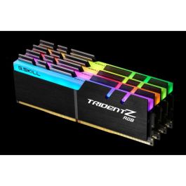 G.Skill F4-3200C16Q-32GTZRX Memoria RAM DDR4 32GB (4x8GB) 3200MHz CL16 Trident Z RGB Rojo/Verde/Azul