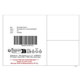 Inde Escoba Eco-1004 Supernet - Dimensiones: 27.5 cm Largo, 11.4 cm Alto, 8 cm Ancho, Peso 6.3 kg (24 Unidades)