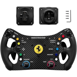 Thrustmaster THR3362934003395 Volante Ferrari 488 GT3 Wheel Add-On Negro y Rojo