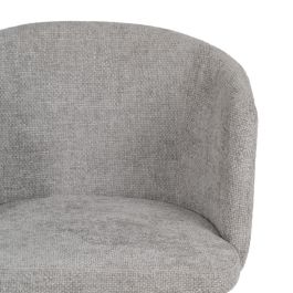 Silla Gris Tejido-Metal Salón 53 X 53 X 77 cm