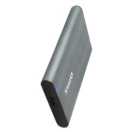 TooQ TQE-2503G Caja Externa para Disco Duro de 2.5" USB 3.1 Gris Sin Tornillos