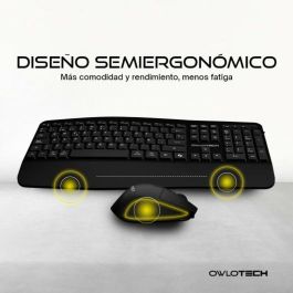 Teclado y Ratón Owlotech EK500 Negro