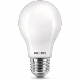 Philips LED Classic Bombilla LED E27 Equivalente 60W Blanco Cálido No Regulable, Vidrio, Juego de 2