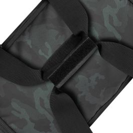 RIVACASE Sherwood 7641 - Bolsa de Viaje 30L Gris Camuflaje Resistente al Agua con Bandolera para Viajes