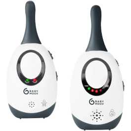 Babymoov Babyphone Audio Simply Care Gris, Alarma Sonoro y Visual, Activación por Voz, Alcance 300m Precio: 56.50000015. SKU: S7101173