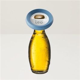 Berghoff 3950158 Abridor de Botellas Acero Inoxidable con Borde de Silicona