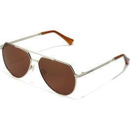 Hawkers SHADOW #karat brown Gafas de Sol Polarizadas Aviador Unisex Adulto Acero Inoxidable con Protección UV