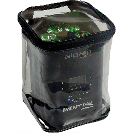 Algamlight Funda Impermeable Transparente para "Par Led" compatible con Event Par y Event Par Mini (130x130x210 mm)