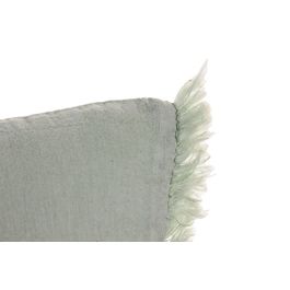 DKD Home Decor Cojín Boho Verde Menta de Algodón 45 x 45 cm (2 Unidades) con Cremallera