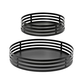 Juego bandejas de hierro negro ø38 y ø28 cm, 2 unidades Precio: 34.50000037. SKU: B1J2REXGQG
