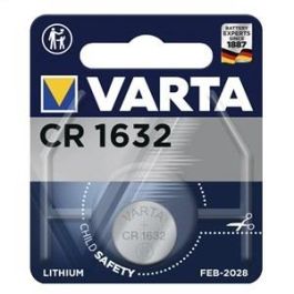 Pila de botón litio CR1632 135mAh 1ud - Varta - Ideal para llaves de coche, calculadoras y cámaras - Ref: 6632101401 Precio: 3.50000002. SKU: S0429861
