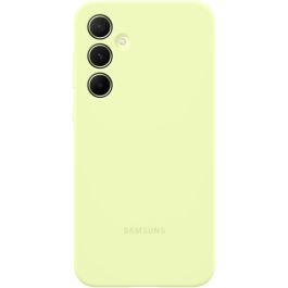 Samsung Funda de Silicona para Galaxy A55 5G - Funda Resistente a Golpes y Arañazos (Verde Lima)