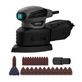 Cecotec Lijadora orbital delta 180W PerfectSurface 180 Delta con depósito y accesorios