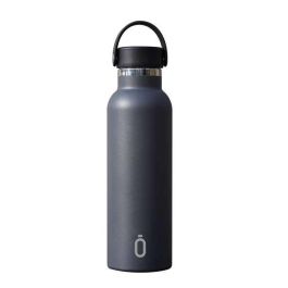 Botella Térmica Safta Antracita Antracita Silicona Acero Inoxidable