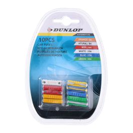 Dunlop Set de 10 fusibles variados para coche - 2x5A, 2x16A, 2x25A, 2x30A, 1x8A, 1x20A Precio: 1.88999943. SKU: S7908710