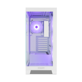 NOX Hummer Glock Midi Tower Blanca Caja PC Semitorre Cristal Templado Gaming