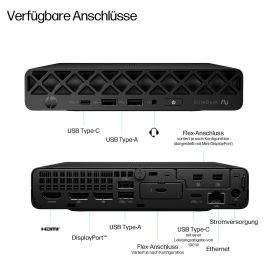 HP EliteDesk 8 Mini G1a AMD Ryzen AI 5 340 32GB RAM 512GB SSD W11P 1J Gar