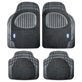 Set de Alfombrillas para Coche Goodyear GOD9024 Universal Negro (4 pcs)