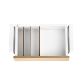 Phoenix technologies Cajón de Escritorio Artisan, Combinación de Madera y Metal, 42x11.5x27.8 cm, con Compartimentos