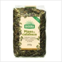 BIOGRA Pipas de Calabaza Ecológicas 500g - Ricas en Fibra y Proteínas, Alimento Vegano y Sin Lactosa Precio: 8.50000008. SKU: B12FFKQRG5