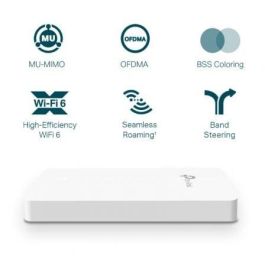 Omada IEEE 802.11ax/ac/n/g/b/, 2.4 / 5GHz, 574 / 1201Mbps, 802.3af/at PoE, 143 × 86 × 20 mm Omada IEEE 802.11ax/ac/n/g/b/, 2.4 / 5GHz, 574 / 1201Mbps, 802.3af/at PoE, 143 × 86 × 20 mm