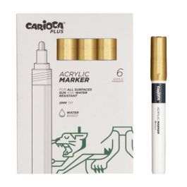 Rotulador Acrilico Carioca Plus Caja De 6 Oro Precio: 9.98999958. SKU: B1FL3ZQXKR