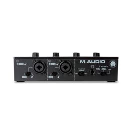 MAUDIO M-Track Duo Interfaz de Audio USB 2 Canales con Entradas Combo XLR/Jack e Instrumento