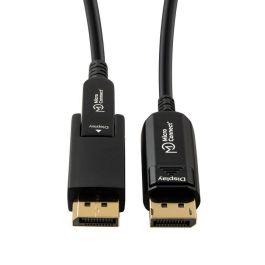 MicroConnect Cable de Fibra Óptica Premium Activo Híbrido Mini DisplayPort 1.4 a DisplayPort 50m con Adaptador