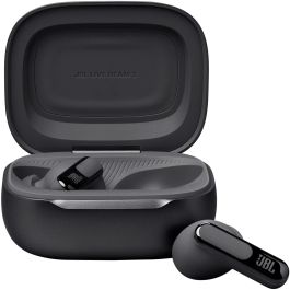 JBL Live Beam 3 Auriculares Inalámbricos con Bluetooth, Negro, IP55, 9h Batería, Resistente al Polvo y Agua