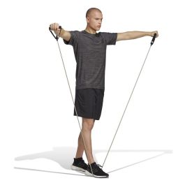 Camiseta de Manga Corta Hombre Adidas IC7418 Gris oscuro (S)