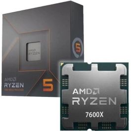 AMD Ryzen 5 7600X Procesador 4.7 GHz 6 Núcleos Socket AM5 32 MB L3 Caja (100-100000593WOF) - Sin Ventilador