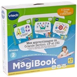 VTECH MagiBook - Pack Mi Aprendizaje Sección Grande, CP, CE1 - 3 Libros Educativos: Alfabeto, Ciencia, Contar (4-7 Años)