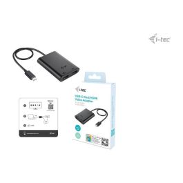 Adaptador HDMI i-Tec C31DUAL4K60HDMI Negro