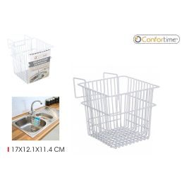 Confortime Organizador de Estropajos Blanco 17x12.1x13.5 cm (12 Unidades) Precio: 32.49999984. SKU: S2202240
