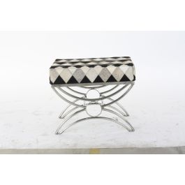 DKD Home Decor Descalzadora Colonial Negro Blanco 53 x 40 x 43 cm