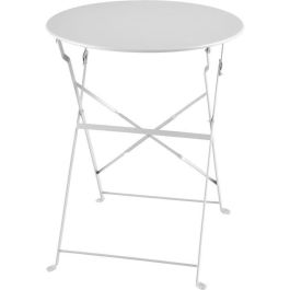 Juego de bistro - juego de comida de jardín - Mesa plegable + 2 sillas - Estructura: acero - Color: gris Juego de bistro - juego de comida de jardín - Mesa plegable + 2 sillas - Estructura: acero - Color: gris