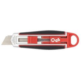 WEDO 78 830 Cúter de Seguridad con Cuchilla Larga Retráctil Intercambiable de Acero Inoxidable 60x19mm Negro/Rojo Precio: 28.49999999. SKU: B13CE65MW4
