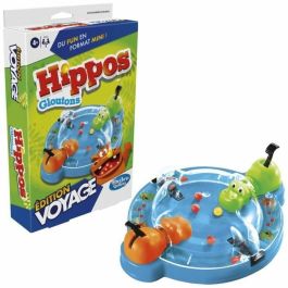 Gluttonous Hippos Travel, juego de mesa de viaje para 2 jugadores, 4 años, Hasbro Gaming Precio: 24.99000053. SKU: B16427P62Y