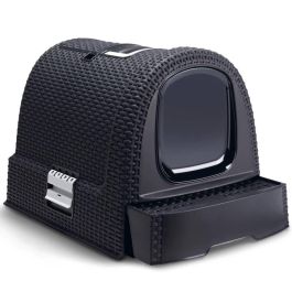 CURVER Bandeja de arena para gatos antracita - 51 x 38.5 x 39.5 cm CURVER Bandeja de arena para gatos antracita - 51 x 38.5 x 39.5 cm