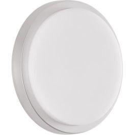 Luz de techo exterior Devora Color plateado LED integrado Luz de techo exterior Devora Color plateado LED integrado