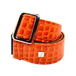 GETM Correa Guitarra Bajo Aussie Gator Orange Crush
