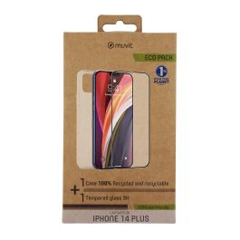 Muvit Funda y Protector de Pantalla Eco Responsable para iPhone 14 Plus - 100% Reciclado y Reciclable Precio: 25.4999998. SKU: S7813319