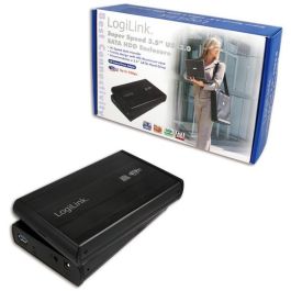 LogiLink UA0107 Carcasa Externa para Disco Duro SATA 3.5" USB 3.0 Velocidad 5 Gbit/s Negro